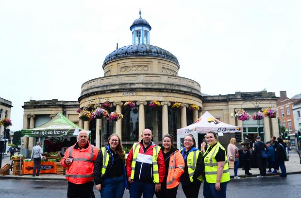 Bridgwater Mercury: THEY DID IT: The team from Bridgwater Food Festival managed to pull off a successful festival despite the weather