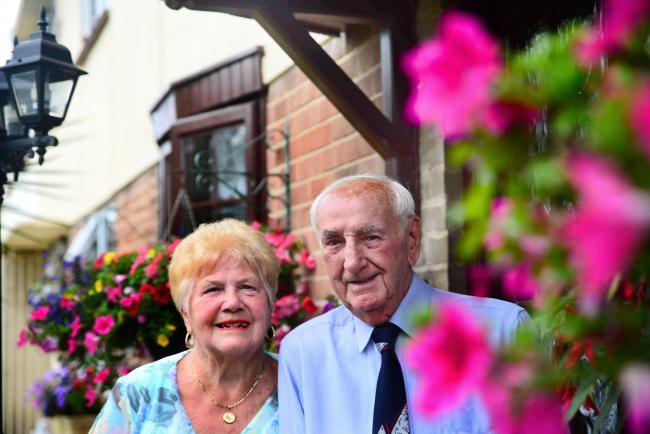 LOVE: John and Barbara Norris, from Bridgwater