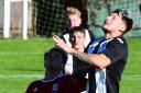 GOAL-GETTER: Charlie Bridges, who scored for Middlezoy Rovers on Saturday (pic: Steve Richardson).