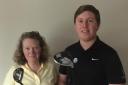 Sue and Joe Clarke, of Enmore Park Golf Club