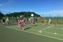 OFFER: Youngsters playing at Bridgwater Tennis Club