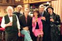 STAR: John Challis as Boycie, second from right, with other members of the Only Fools and Horses cast