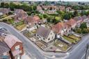Aerial view of the Alfoxton Road property in Bridgwater for sale for £300,000.