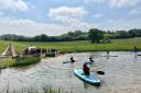 Paddleboarding at Kilve Court Family Day. Picture: Somerset Council