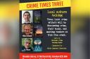 Crime writing event sponsored by North Somerset libraries to be held at Clevedon Library on June 21.
