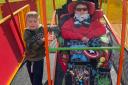 Brothers Jett and Finley Jackson are finally able to enjoy playing together now, thanks to the newly installed wheelchair accessible swing at Wembdon play area.