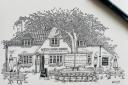The West India House pub on Durleigh Road, illustrated by WoW Creative Art.
