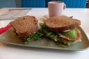 I had lunch from Piggy's Sandwich Bar in Bridgwater.