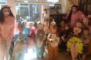 Pre-schoolers at Little Montessori House delighted Avalon Nursing Home residents by dressing as their favourite book characters