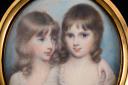 DETAILED: Portrait miniature depicting children of the 5th Earl of Carlisle