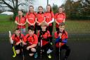 RARING TO GO: Bridgwater Hockey Club youngsters at the King's College-hosted tournament. All pics: Ash Magill