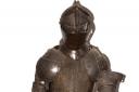 AUCTION BATTLE: Life size suits of armour sold at Greenslade Taylor Hunt’s December antiques sale