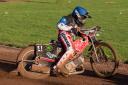 HIGHLIGHT: Richard Lawson claimed three wins on a grim night for Somerset Rebels Speedway. Pic: Colin Burnett