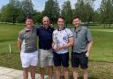 The winners of the David Hartley Texas Scramble (L-R): Adam Wright, Andy Epps, Jack Dray and Curtis Ricketts.