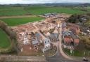 The under-construction Cricketers Farm development in Nether Stowey, which could be expanded with a further 58 homes if the plans are approved.