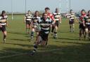 James Carter in action for North Petherton.