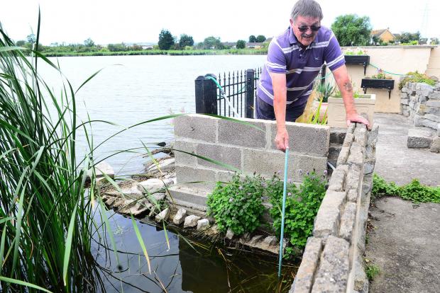 Bridgwater Mercury: Ray Brown ; Stafford Road, Bridgwater ; unable to accesss pathway to cut back reeds due to high water.