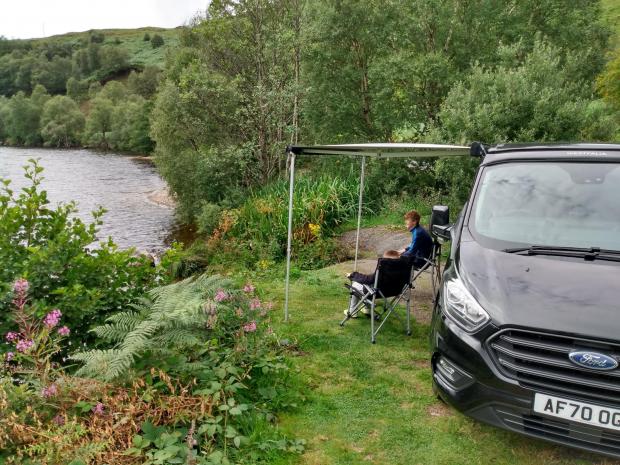 Bridgwater Mercury: The Ford Nugget during a family holiday