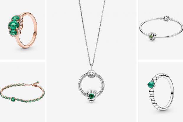 Bridgwater Mercury: Emerald jewellery at Pandora. Credit: Pandora