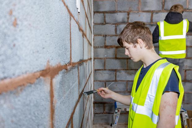 Bridgwater Mercury: Volunteers from local schools and colleges took part in the construction project.