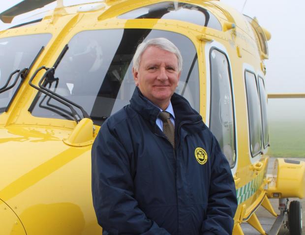 Bridgwater Mercury: Bill Sivewright, CEO of Dorset and Somerset Air Ambulance