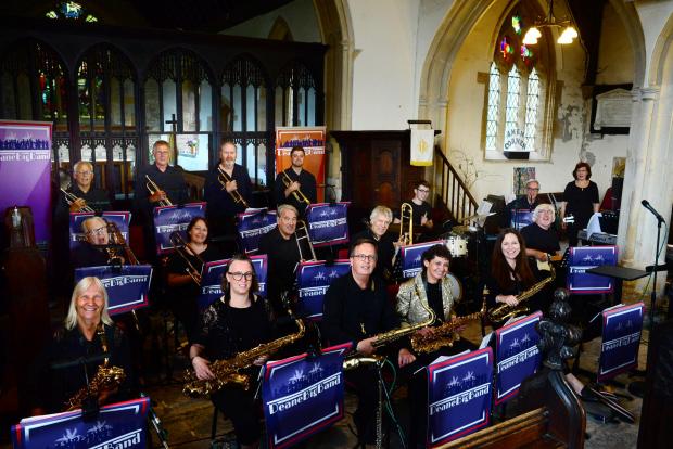 Bridgwater Mercury: The Taunton Deane Band ready to perform as part of Middlezoy's Platinum Jubilee celebrations. Pictures: Steve Richardson