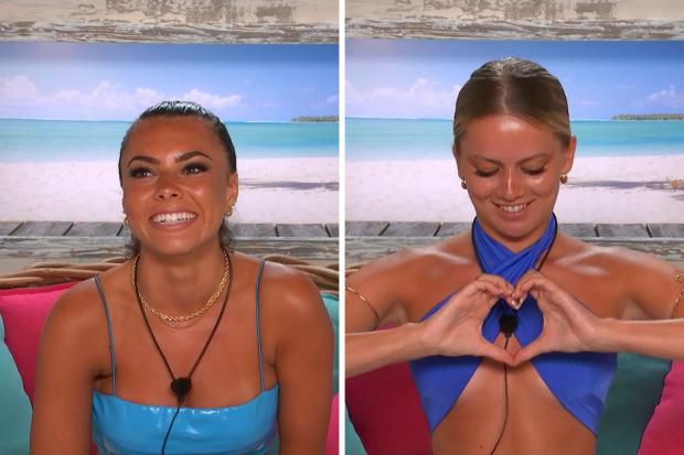 Bridgwater Mercury: Paige and Tasha. Love Island airs at 9pm on ITV2 and ITV Hub. Episodes are available the following morning on BritBox. Credit: ITV
