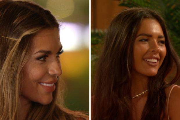 Bridgwater Mercury: Ekin-Su and Gemma on Love Island. Love Island airs at 9pm on ITV2 and ITV Hub. Episodes are available the following morning on BritBox. Credit: ITV
