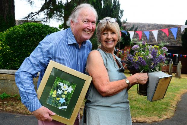 Bridgwater Mercury: Sarah and Peter Allen with their entries.
