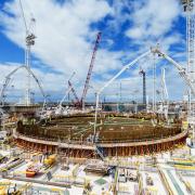 EDF has released a video showing the latest developments at the huge Hinkley Point C construction site.