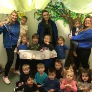 Staff and children at Little Adventurers Nursery in Bridgwater are celebrating a successful first visit from Ofsted.