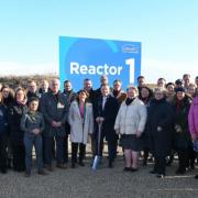Sizewell C teams before construction got under way in January.