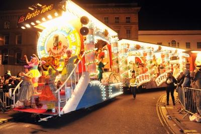 Toppers CC at Bridgwater Carnival 2012