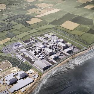 Bridgwater Mercury: A computer-generated image issued of the planned Hinkley Point C nuclear plant