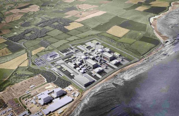 Bridgwater Mercury: A computer generated image of the Hinkley C power station