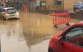 Flooding in South Petherton. Picture: County Gazette