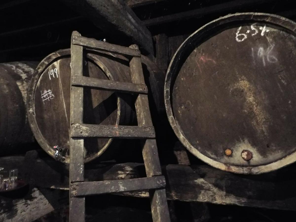 Barrels at Burrow Hill cider company by Angie Kinsey. PUBLISHED: September 5, 2017.