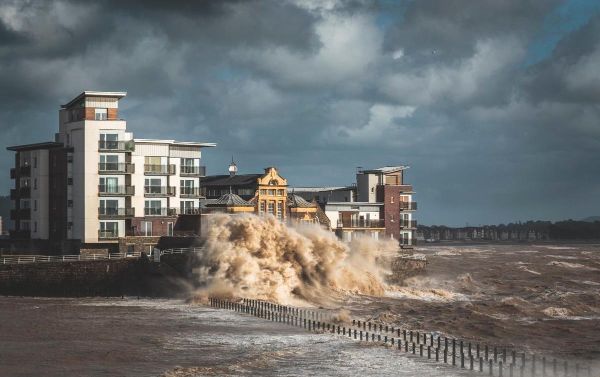 CRASHING: Waves during a recent storm in Weston super Mare by Ben Hopkins. PUBLISHED: October 3, 2017