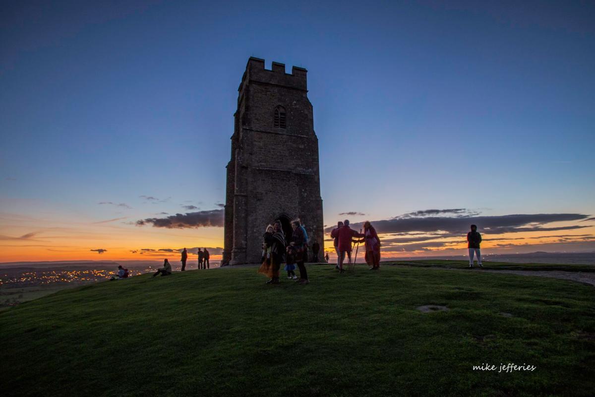 WELCOMING THE HARVEST MOON: At Glastonbury Tor, by Mike Jefferies. PUBLISHED: October 10, 2017