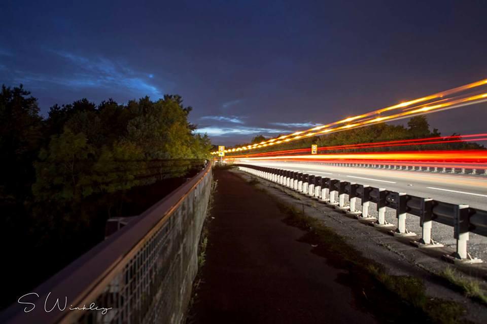 SPEED: On a motorway bridge at Bridgwater by Steve Winkley. PUBLISHED: October 17, 2017