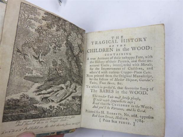 Bridgwater Mercury: SOLD: The Tragical History of Children in the Wood, sold for £860