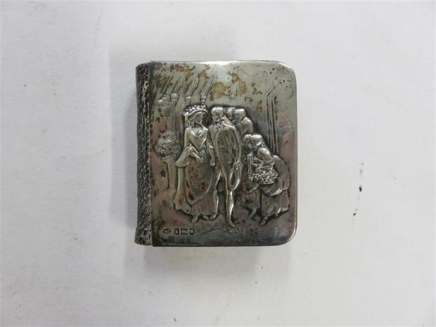 Bridgwater Mercury: UNUSUAL: Within the collection was this silver miniature book