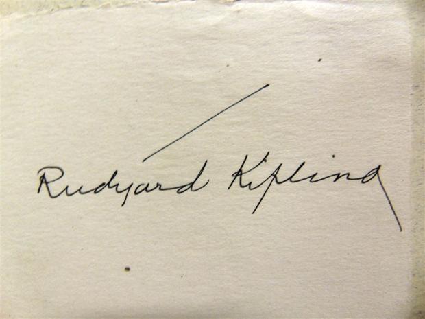Bridgwater Mercury: SIGNED UP: Autographs of Winston Churchill and Rudyard Kipling.