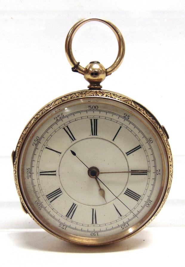 Bridgwater Mercury: PERFECT TIMING: This pocket watch sold for £1,170 at Greenslade Taylor Hunt’s August sale