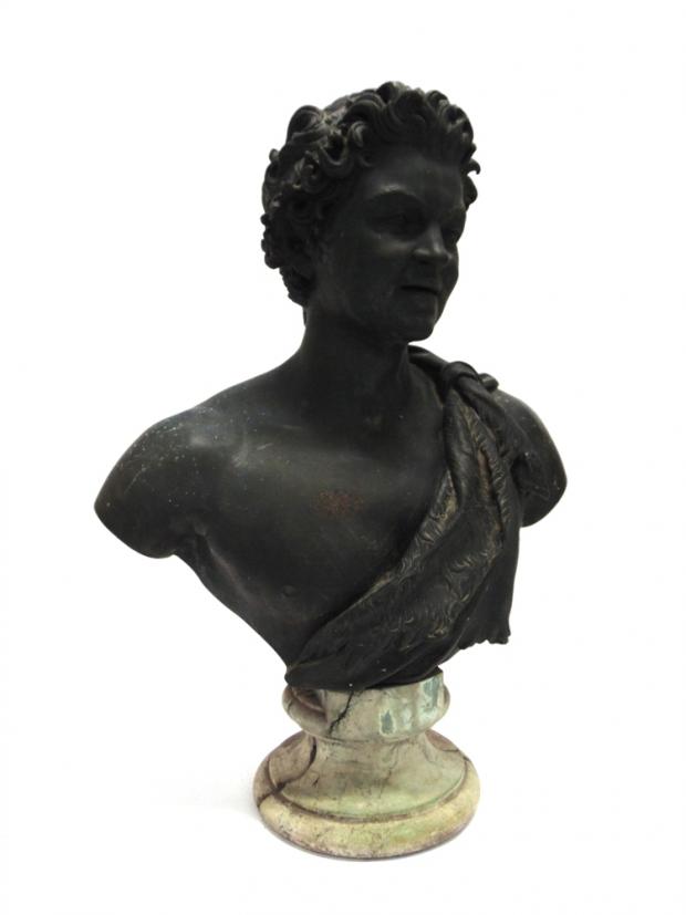 Bridgwater Mercury: BEAUTIFUL: A bronze classical bust signed and dated “Sabatino De Angelis, Napoli, 1893” was bought for £2,220