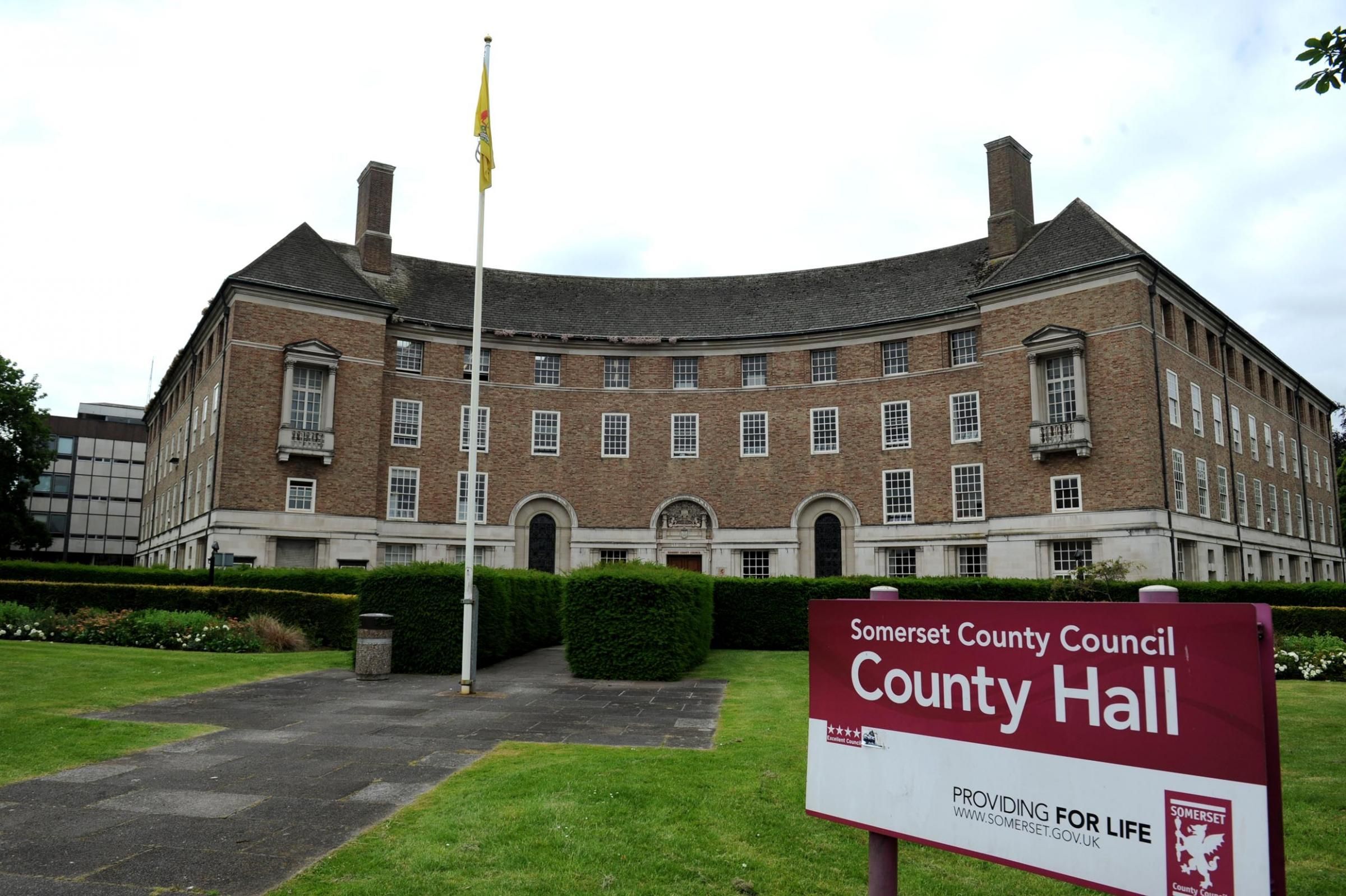County Hall, home to Somerset County Council